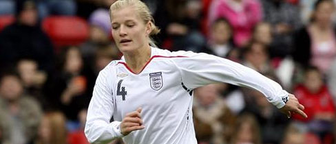 England midfielder Katie Chapman